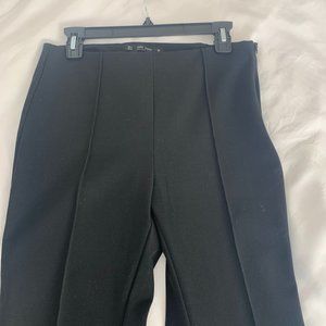 Zara Black Straight Leg Slacks